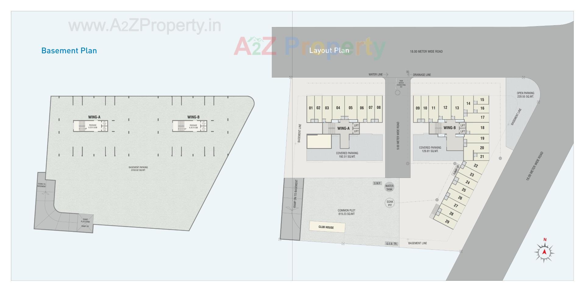 Layout of real estate project Forever Atmosphere located at Vadodara, Vadodara, Gujarat
