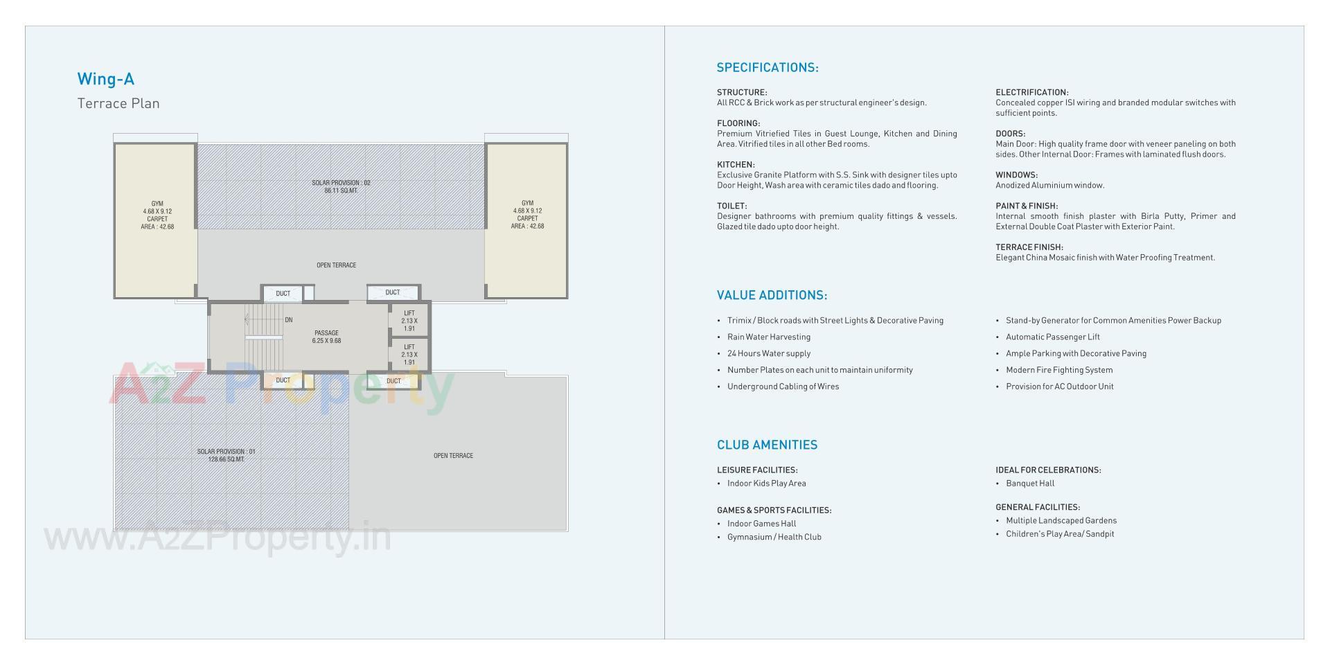 Layout of real estate project Forever Atmosphere located at Vadodara, Vadodara, Gujarat