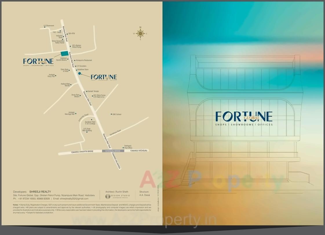  of real estate project Fortune Global located at Nizampura, Vadodara, Gujarat
