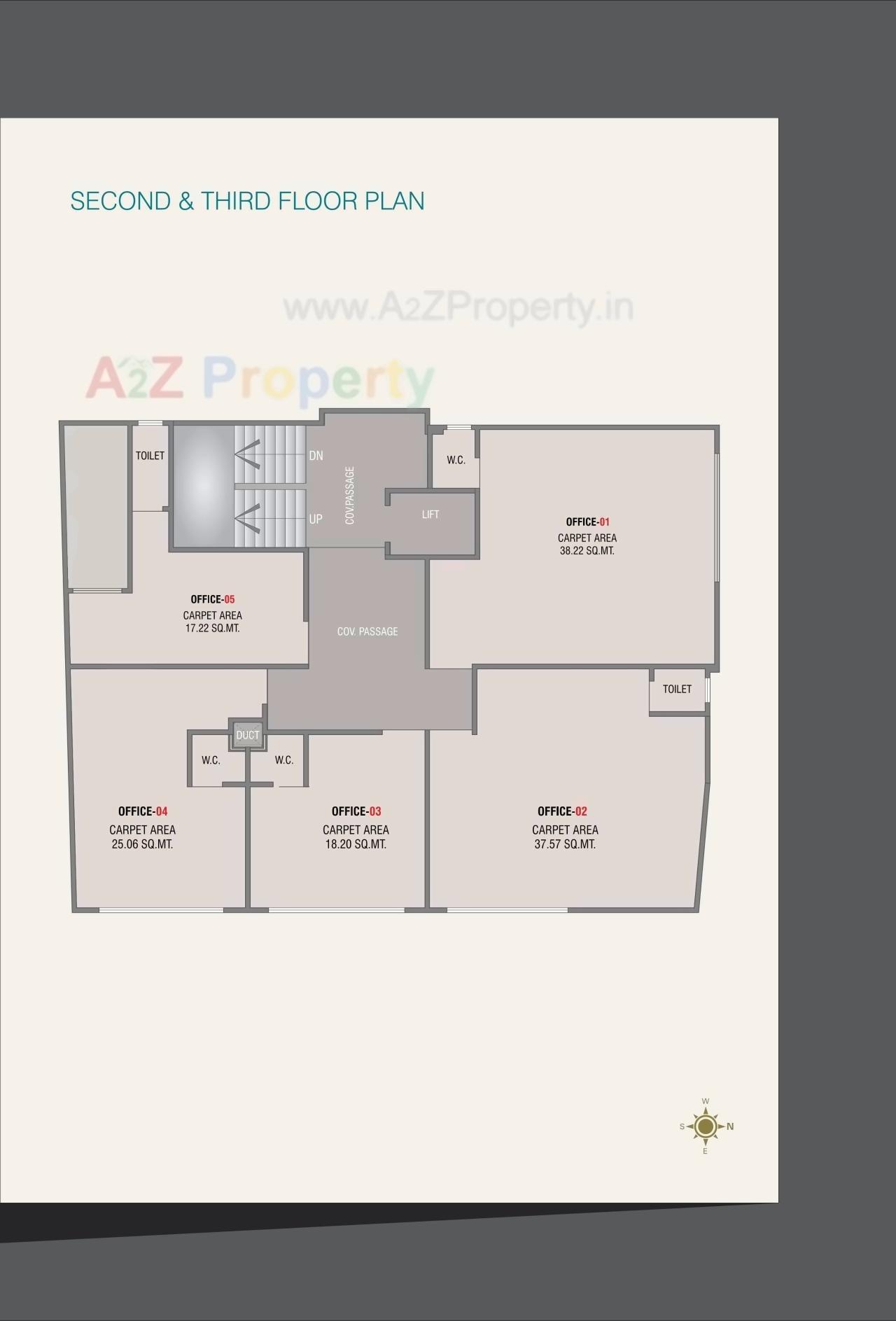 Layout of real estate project Fortune Global located at Nizampura, Vadodara, Gujarat