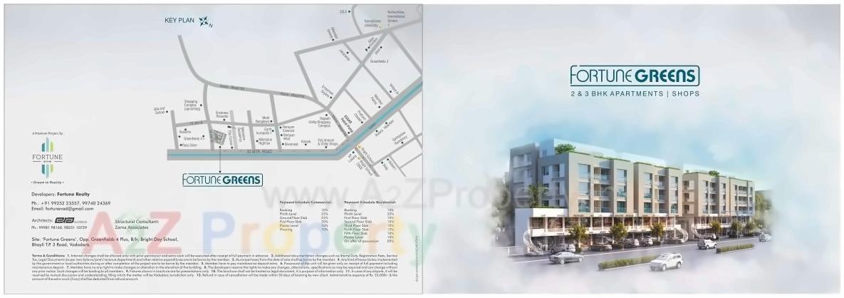  of real estate project Fortune Greens located at Bhayli, Vadodara, Gujarat