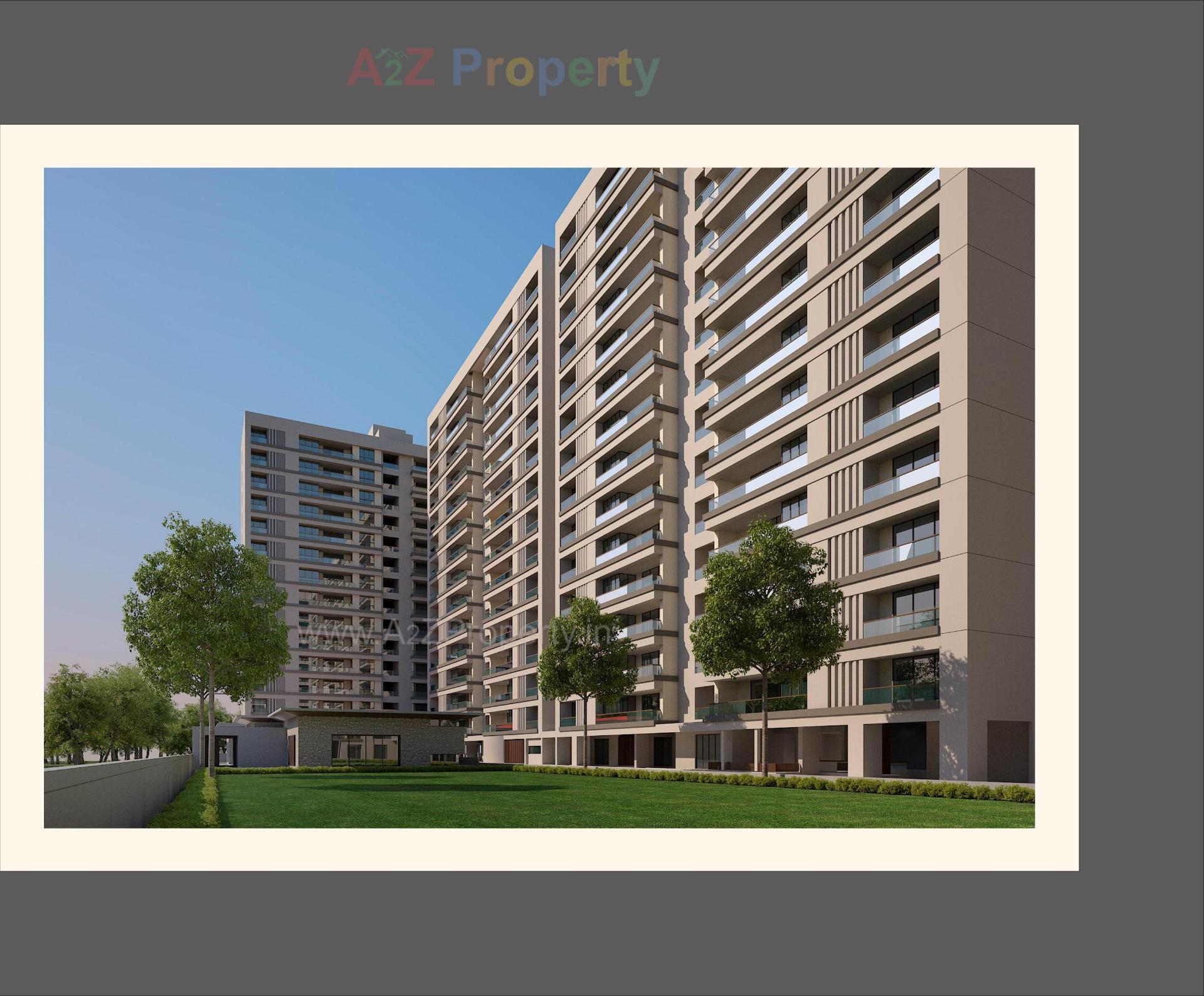 3D Elevation of real estate project Fortune Imperia Ii located at Bhayali, Vadodara, Gujarat