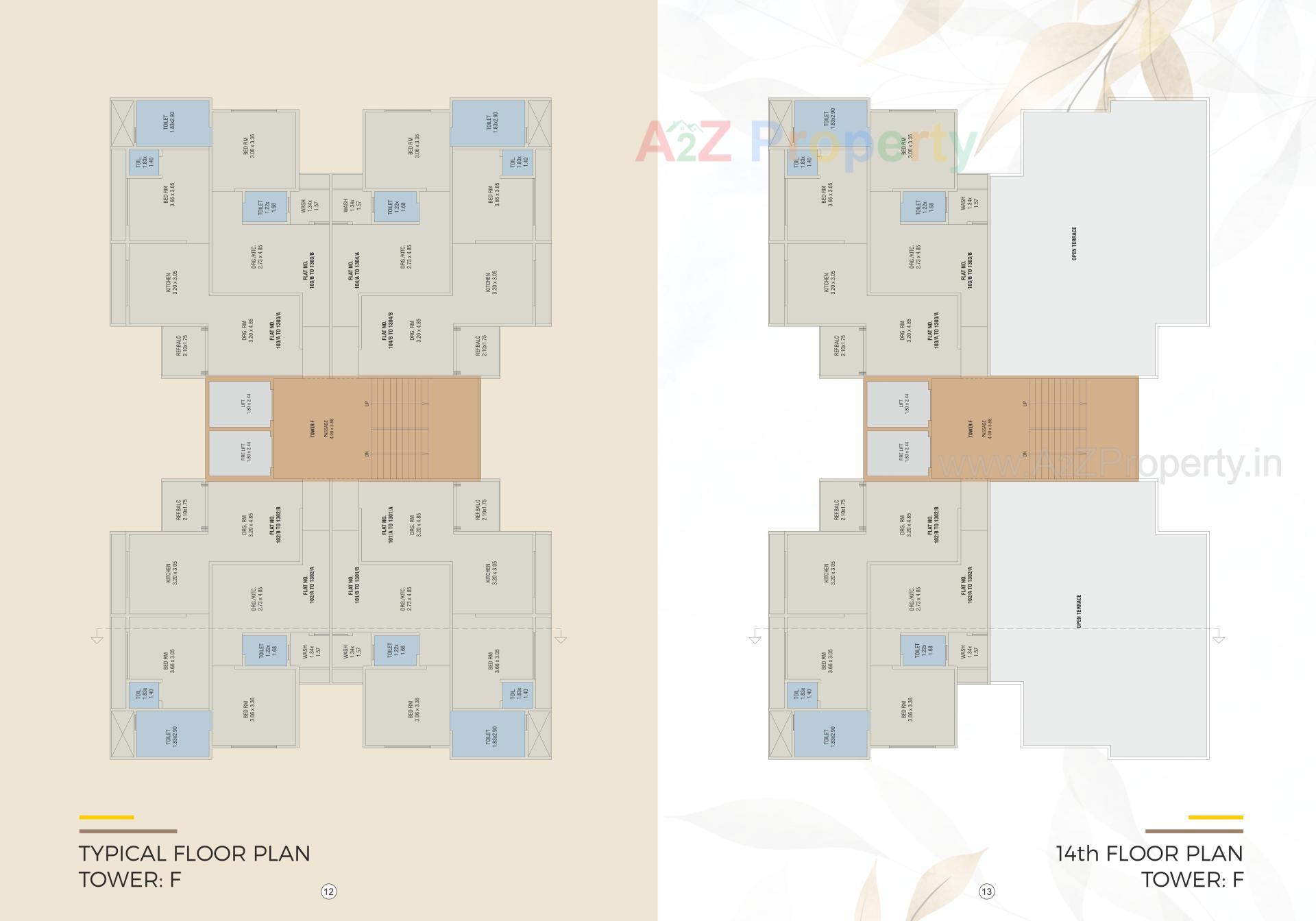 Layout of real estate project Fortune Prestige located at Manjalpur, Vadodara, Gujarat
