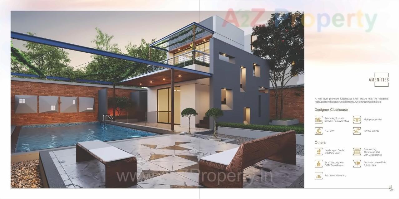 3D Elevation of real estate project Fountainhead located at Mahapura, Vadodara, Gujarat