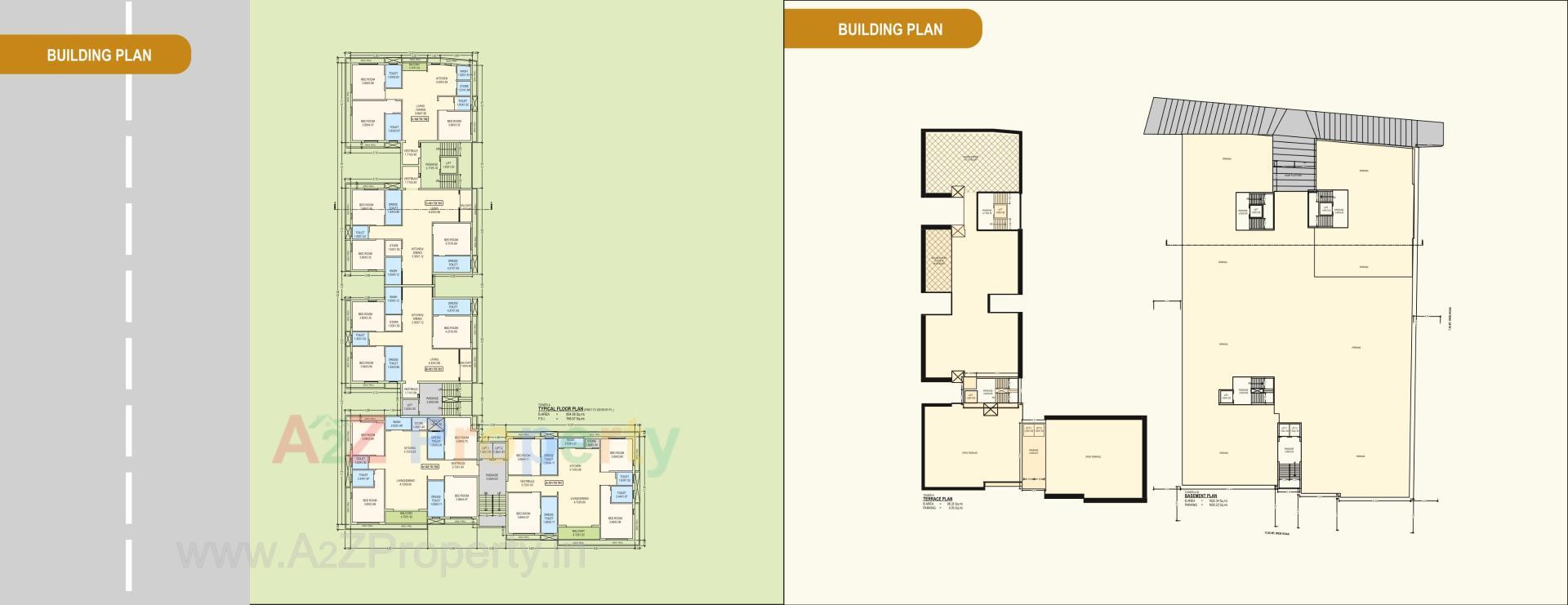 Layout of real estate project Fuldwar Residency located at Subhanpura, Vadodara, Gujarat