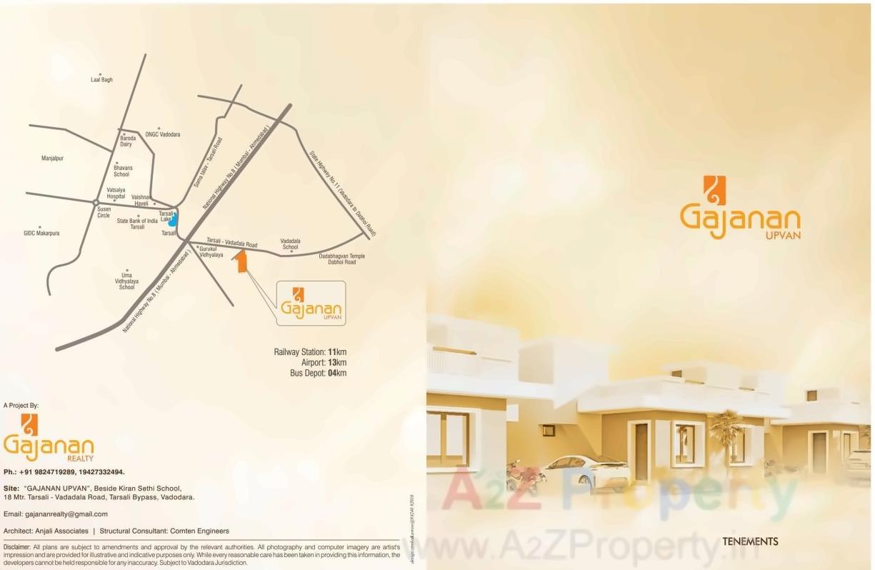  of real estate project Gajanan Upvan located at Chikhodra, Vadodara, Gujarat
