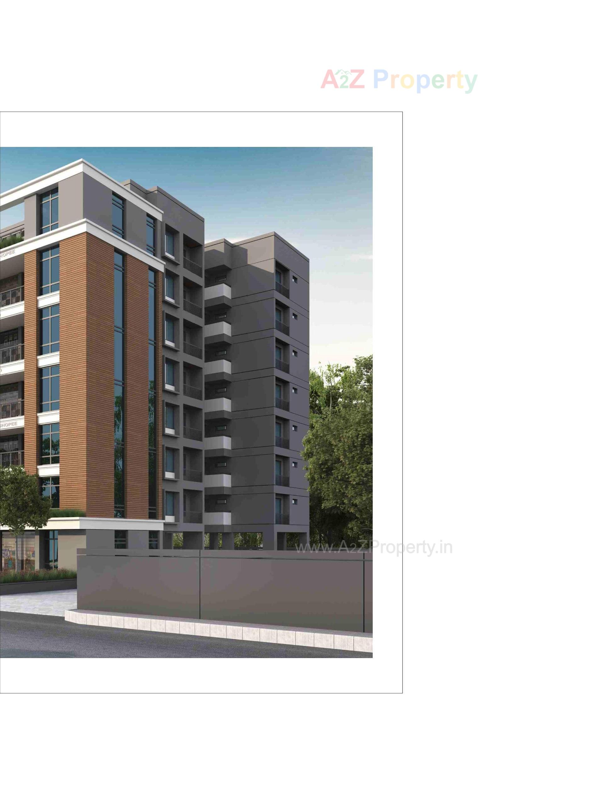 3D Elevation of real estate project Galaxy located at Vadodara, Vadodara, Gujarat