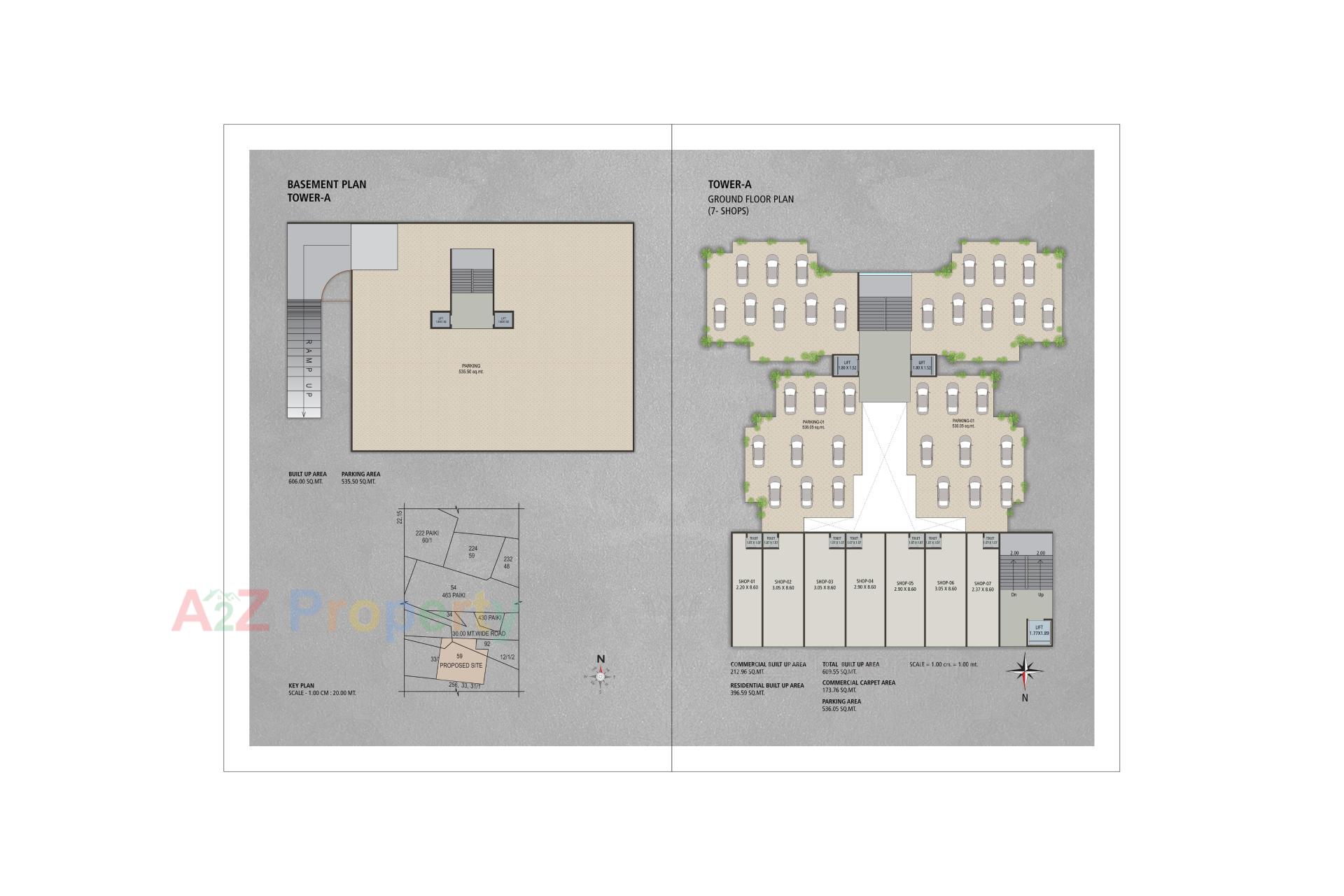 Layout of real estate project Galaxy located at Vadodara, Vadodara, Gujarat