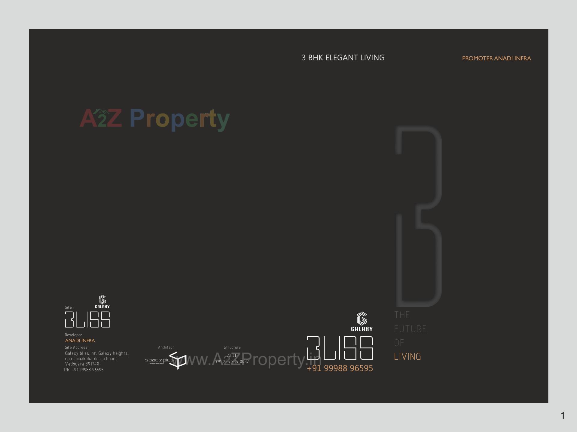  of real estate project Galaxy Bliss located at Chhani, Vadodara, Gujarat