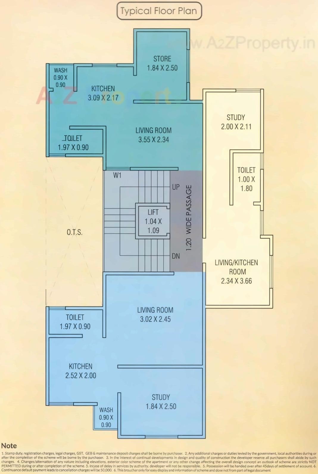 Layout of real estate project Ganadhish Avenue located at Kasba, Vadodara, Gujarat