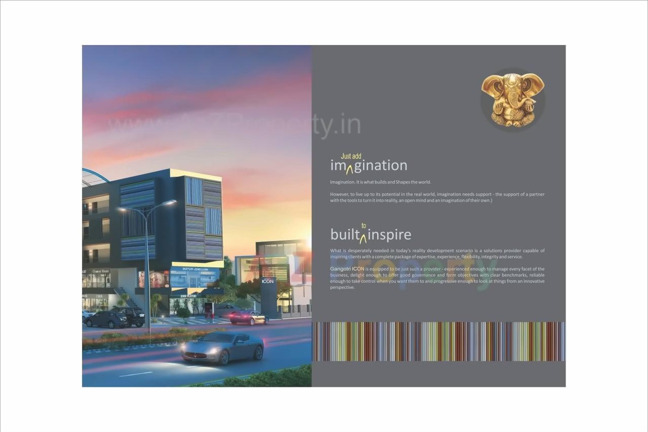  of real estate project Gangotri Icon located at Vasna, Vadodara, Gujarat