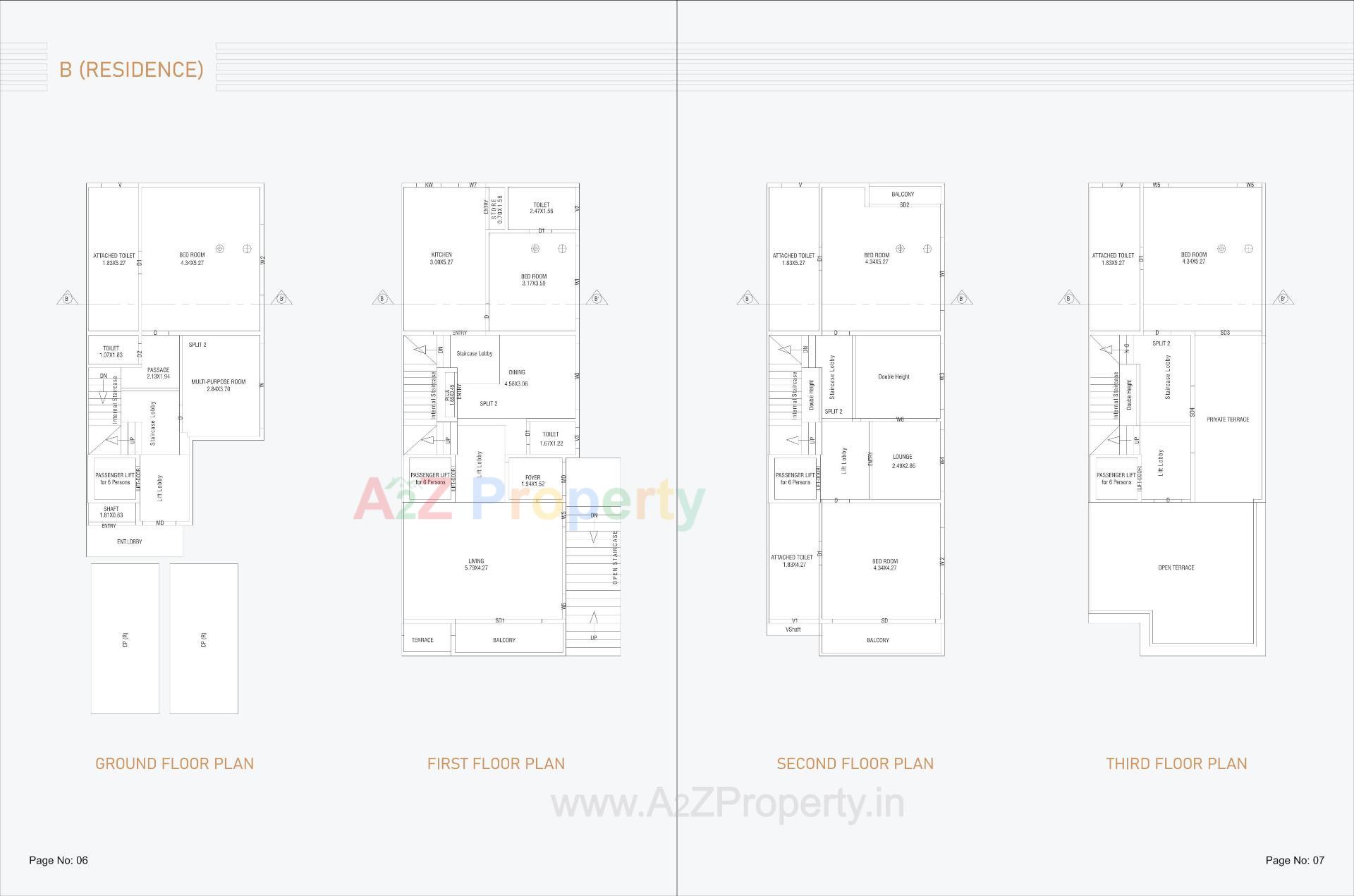 Layout of real estate project Gardenia located at Bhayli, Vadodara, Gujarat