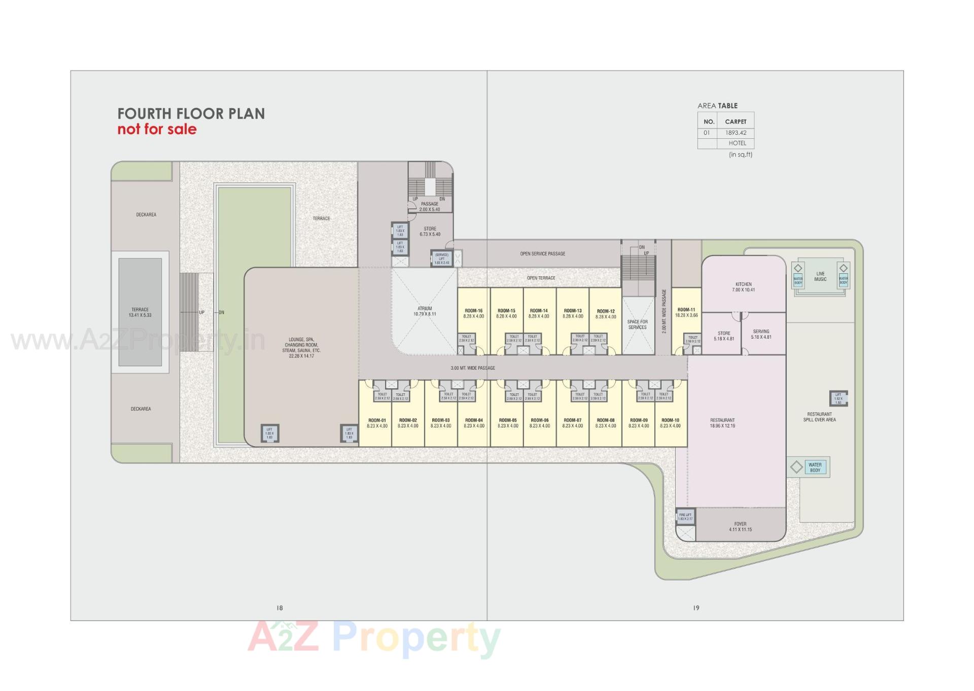 Layout of real estate project Gj Central located at Kasba, Vadodara, Gujarat