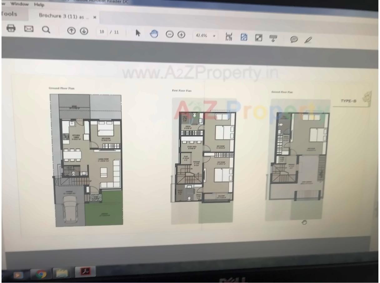 Layout of real estate project Glade Mercury located at Harni, Vadodara, Gujarat