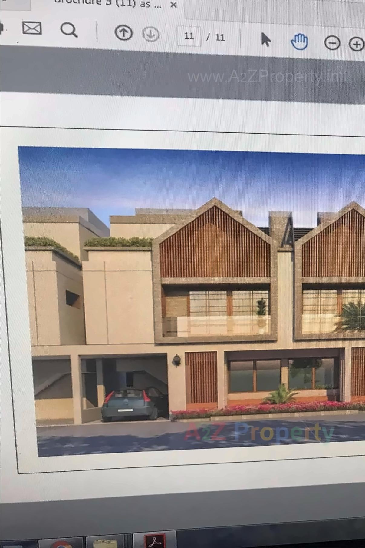 3D Elevation of real estate project Glade Mercury located at Harni, Vadodara, Gujarat