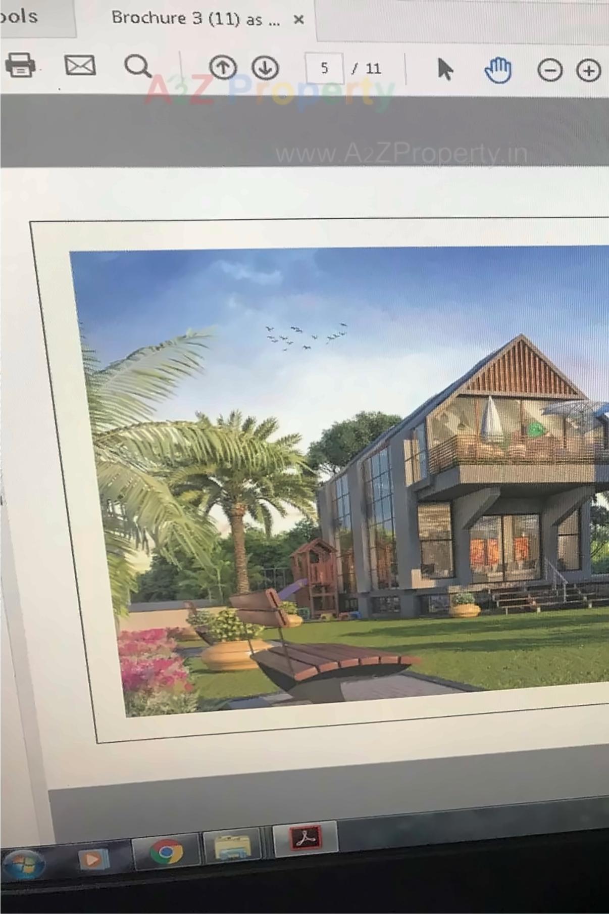 3D Elevation of real estate project Glade Mercury located at Harni, Vadodara, Gujarat