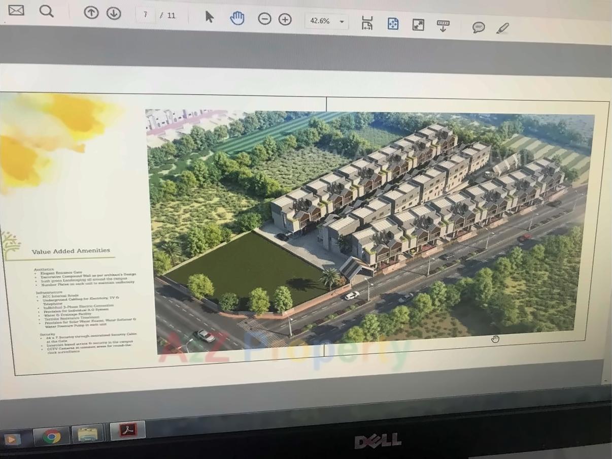 3D Elevation of real estate project Glade Mercury located at Harni, Vadodara, Gujarat