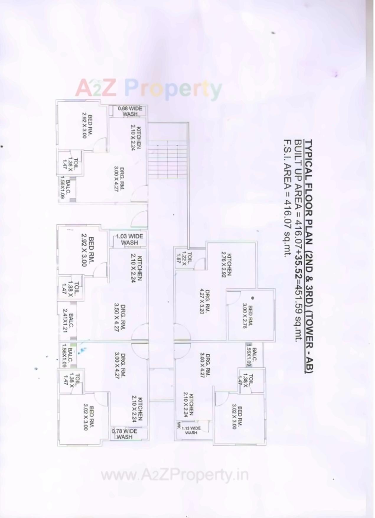 Layout of real estate project Gokul Dham located at Padra, Vadodara, Gujarat