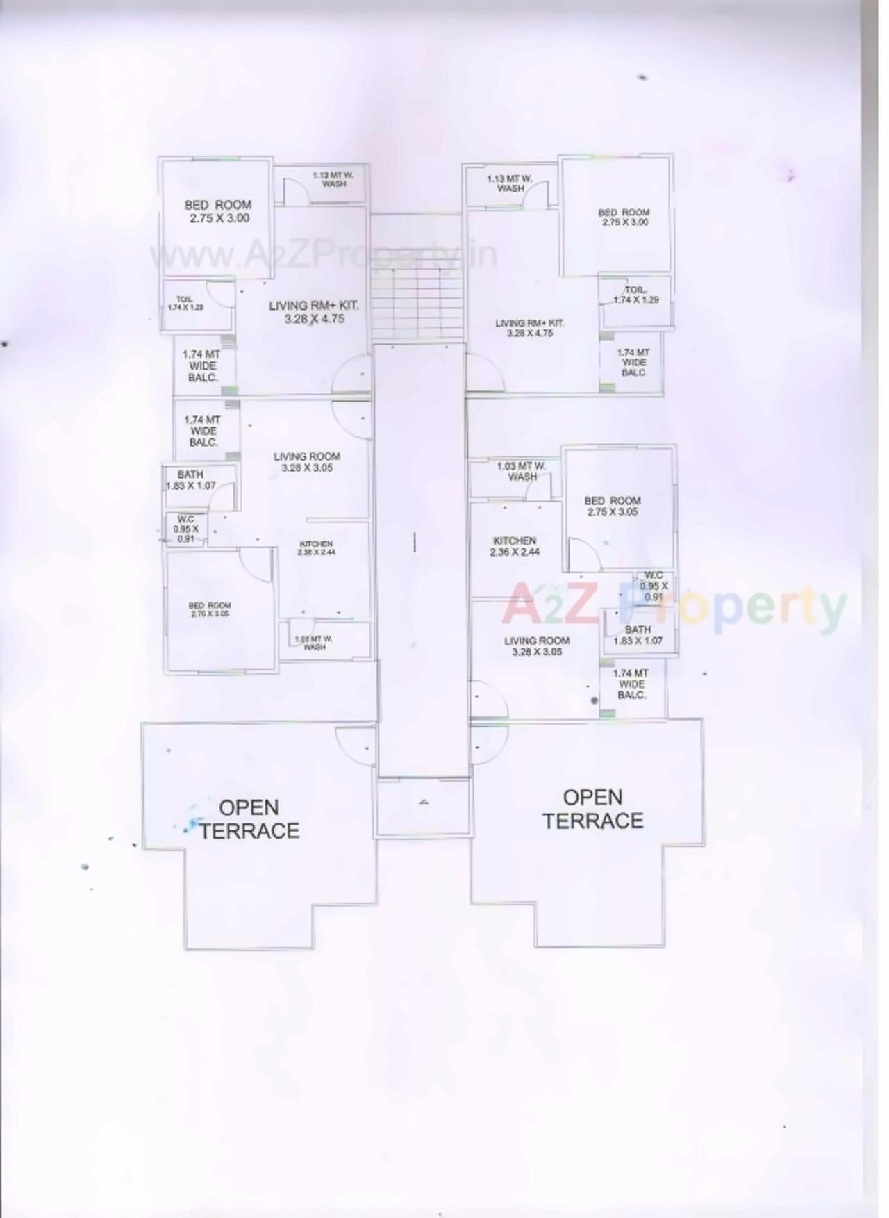 Layout of real estate project Gokul Dham located at Padra, Vadodara, Gujarat