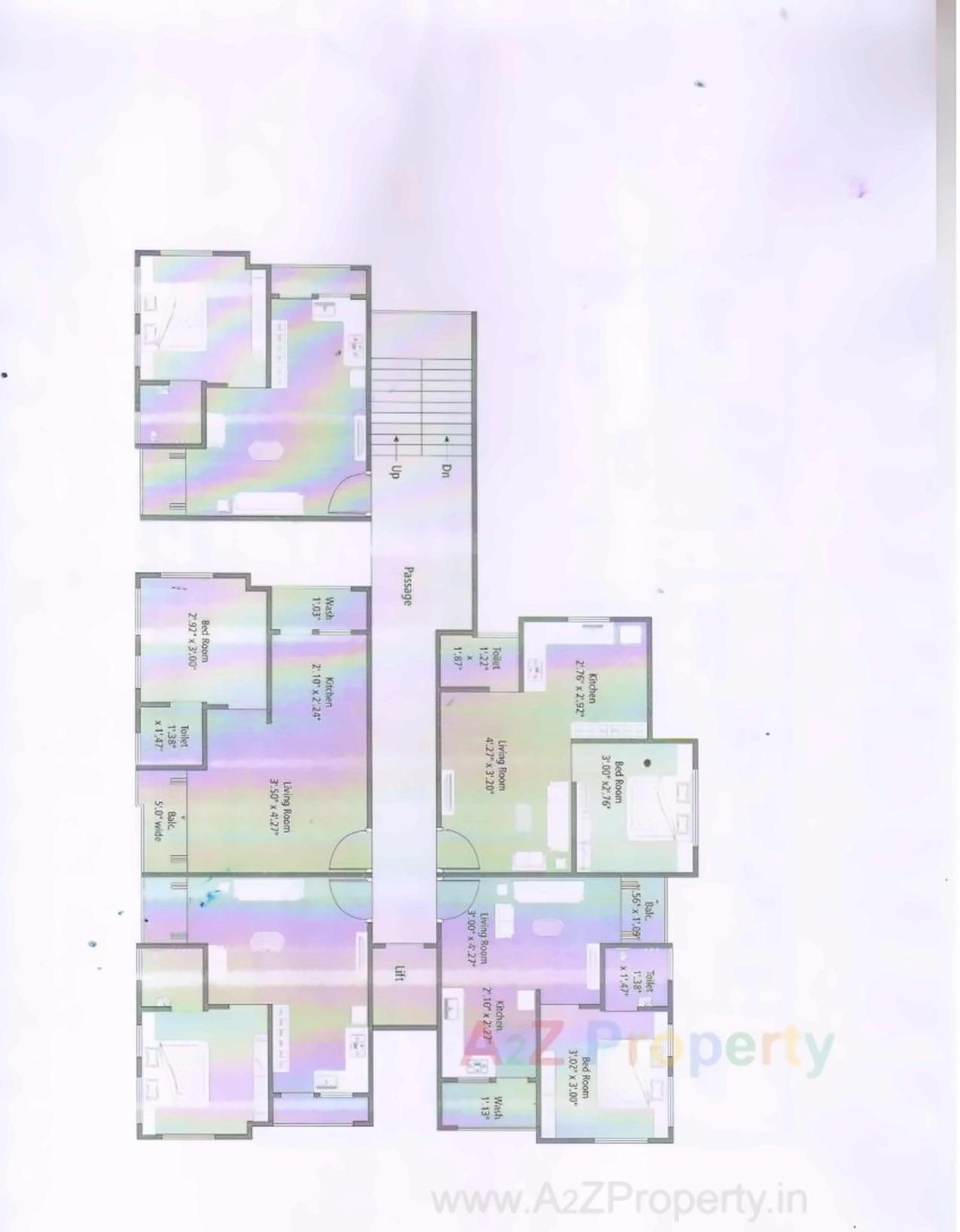 Layout of real estate project Gokul Dham located at Padra, Vadodara, Gujarat