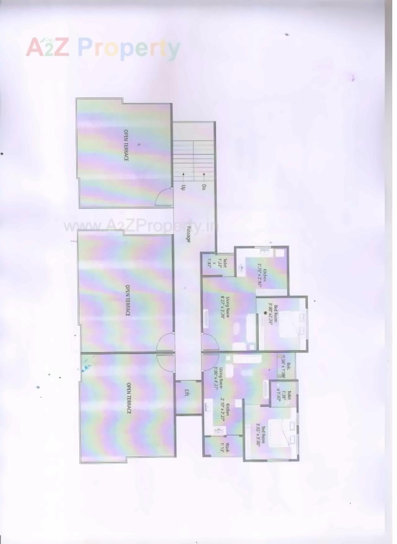 Layout of real estate project Gokul Dham located at Padra, Vadodara, Gujarat