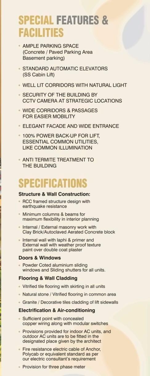 Amenities of Gokuldham Signature