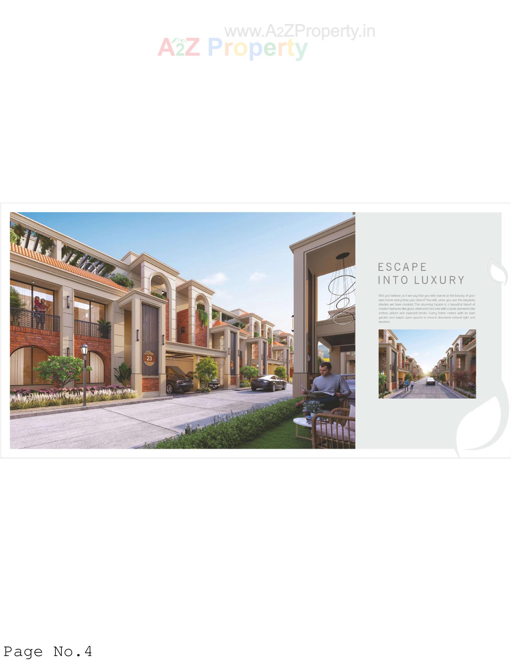 3D Elevation of real estate project Gokulesh Greens located at Atladara, Vadodara, Gujarat