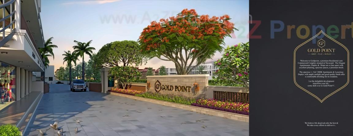 3D Elevation of real estate project Gold Point located at Gorva, Vadodara, Gujarat