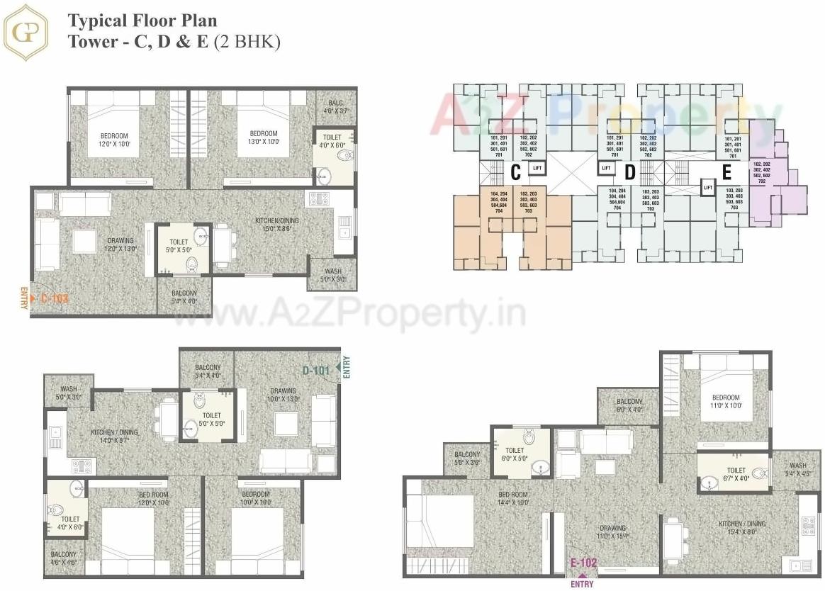 Layout of real estate project Gold Point located at Gorva, Vadodara, Gujarat
