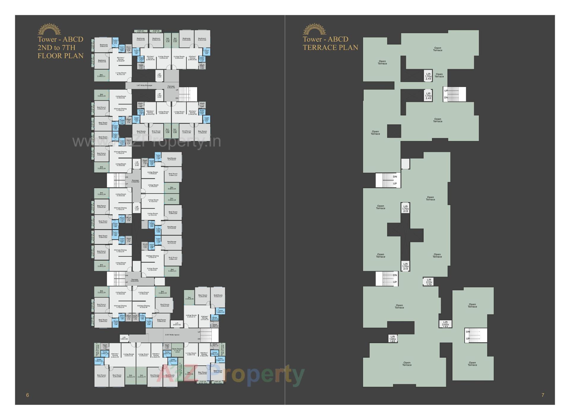 Layout of real estate project Golden Icon located at Bhayli, Vadodara, Gujarat