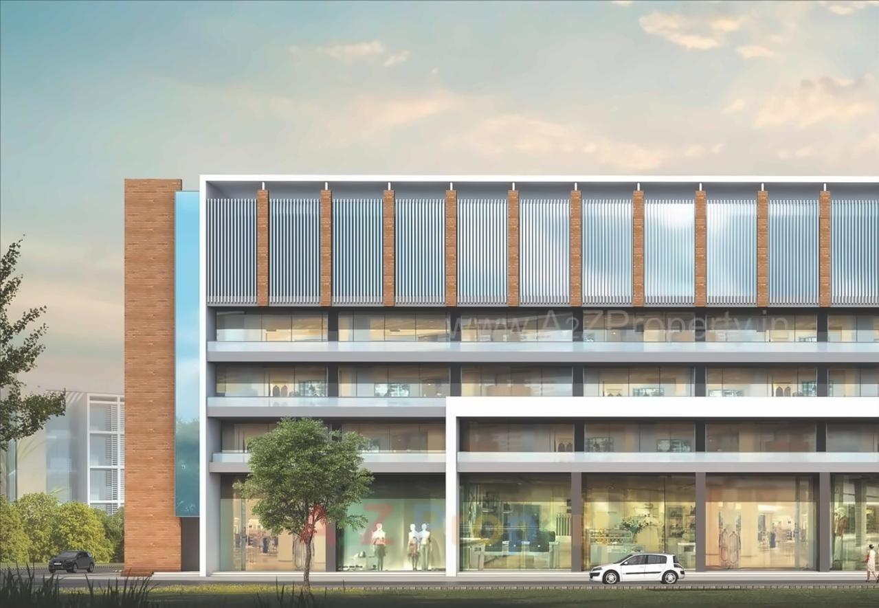 3D Elevation of real estate project Golden Icon located at Jetalpur, Vadodara, Gujarat