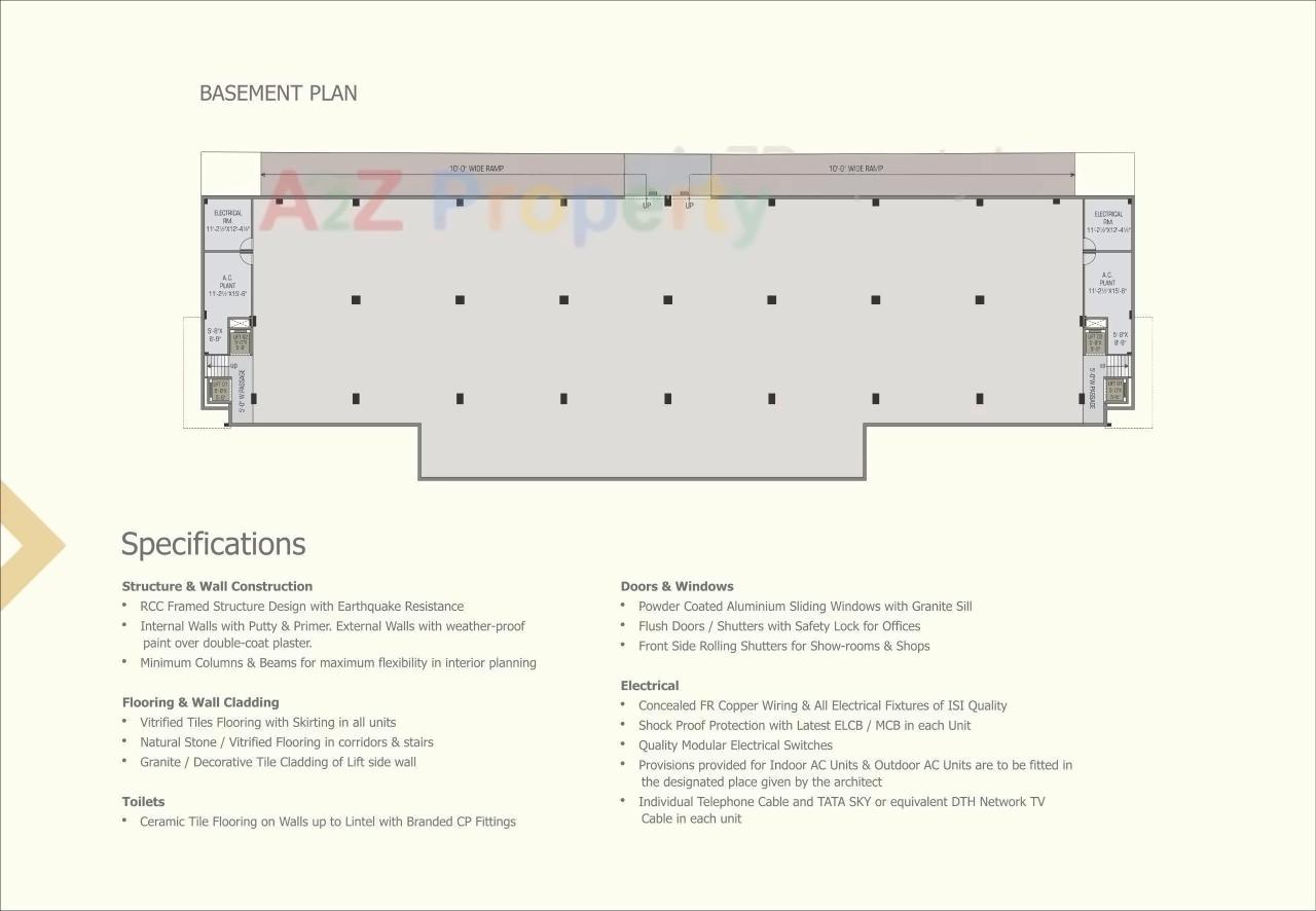 Layout of real estate project Golden Icon located at Jetalpur, Vadodara, Gujarat