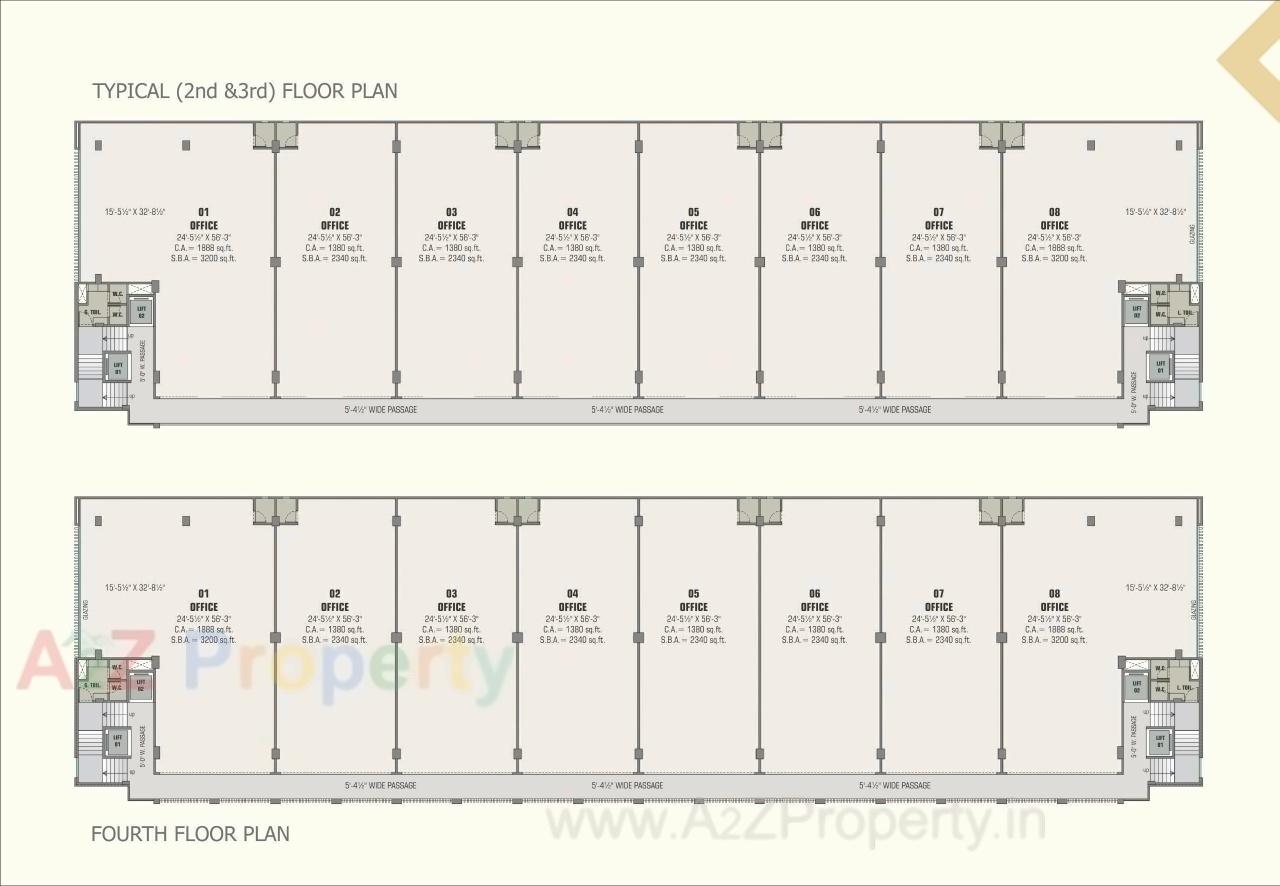 Layout of real estate project Golden Icon located at Jetalpur, Vadodara, Gujarat
