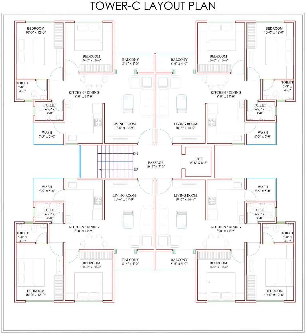 Layout of real estate project Golden Icon located at Bhayli, Vadodara, Gujarat