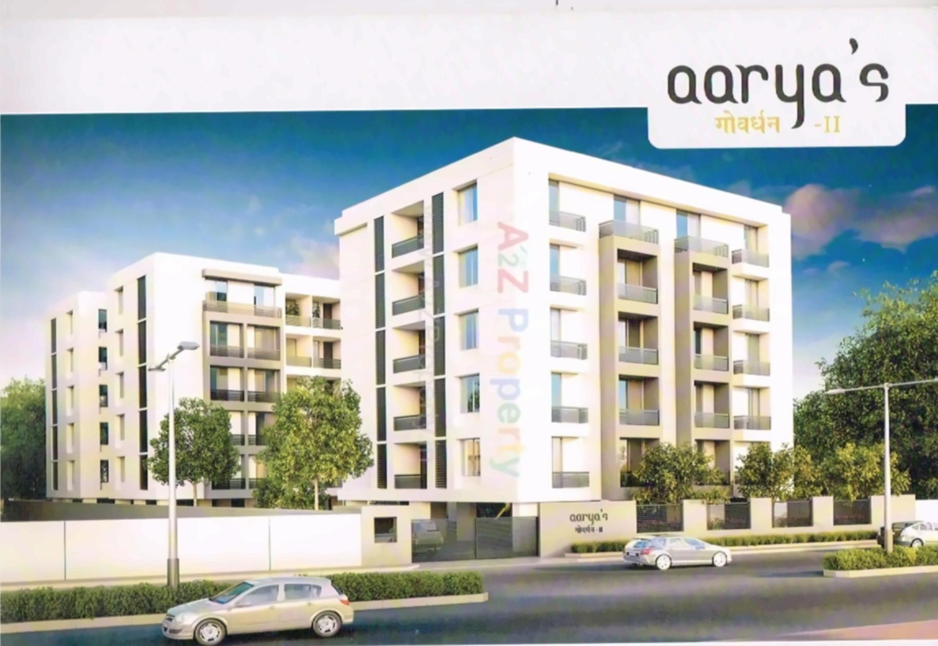 3D Elevation of real estate project Goverdhan Ii located at Vasna, Vadodara, Gujarat