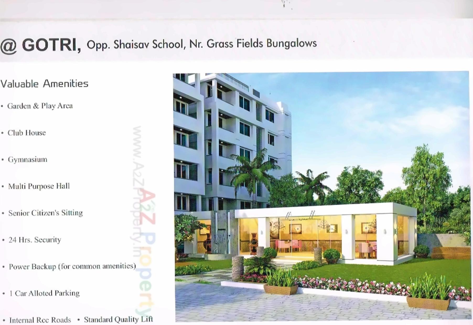  of real estate project Goverdhan Ii located at Vasna, Vadodara, Gujarat