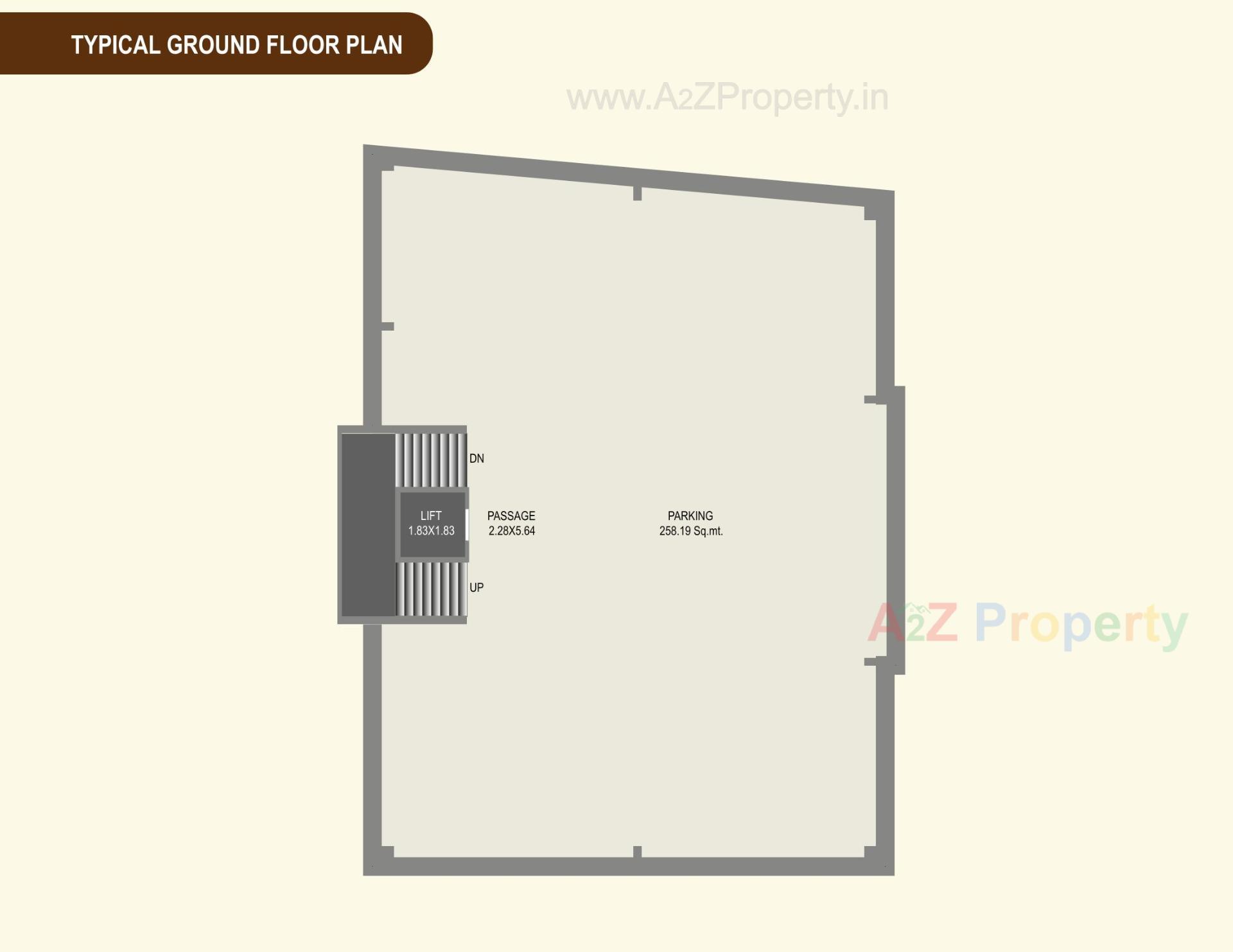  of real estate project Goverdhan Residency located at Subhanpura, Vadodara, Gujarat