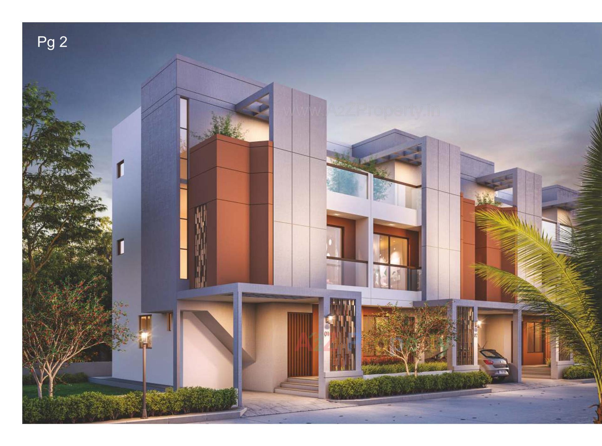 3D Elevation of real estate project Gracewood Elegance located at Bill, Vadodara, Gujarat