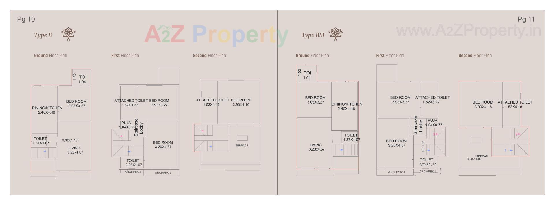 Layout of real estate project Gracewood Elegance located at Bill, Vadodara, Gujarat