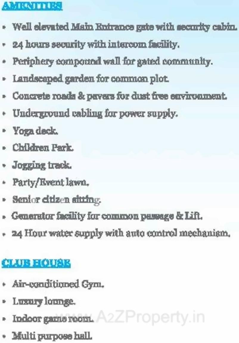 Amenities of Green Heaven