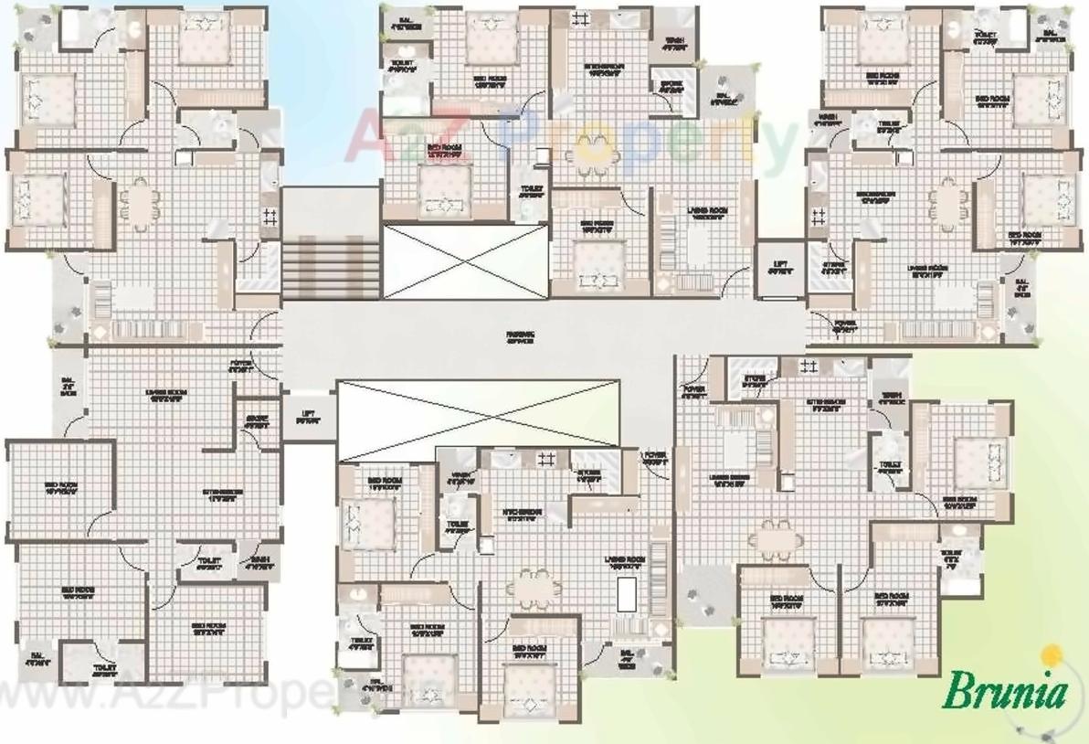 Layout of real estate project Green Heaven located at Samiyala, Vadodara, Gujarat