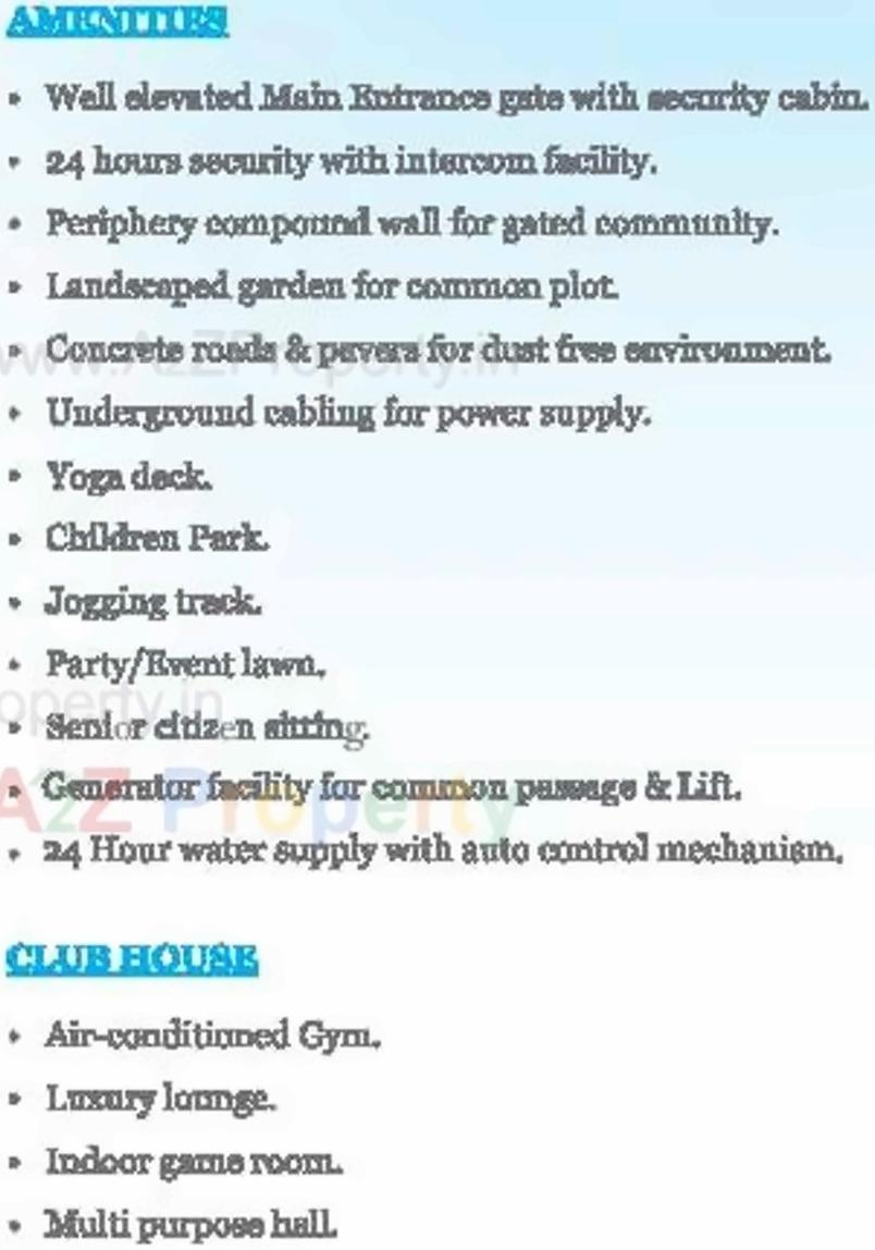 Amenities of Green Heaven