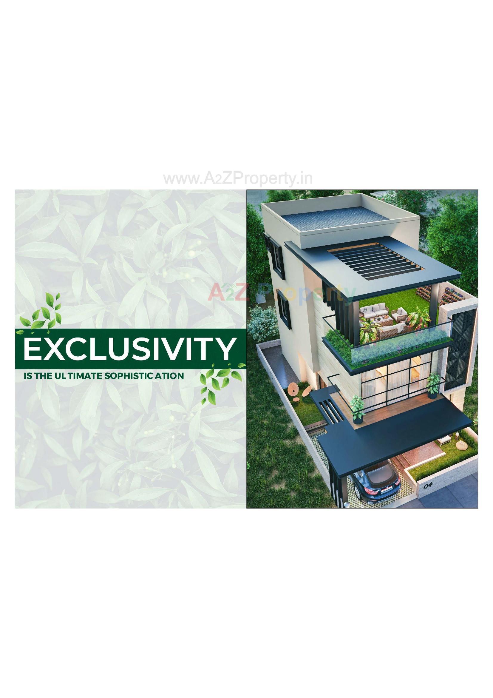 Layout of real estate project Green Leaf located at Sevasi, Vadodara, Gujarat