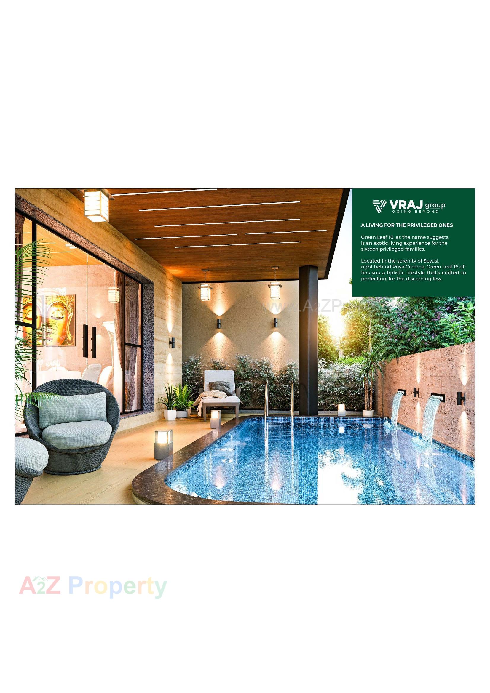 3D Elevation of real estate project Green Leaf located at Sevasi, Vadodara, Gujarat