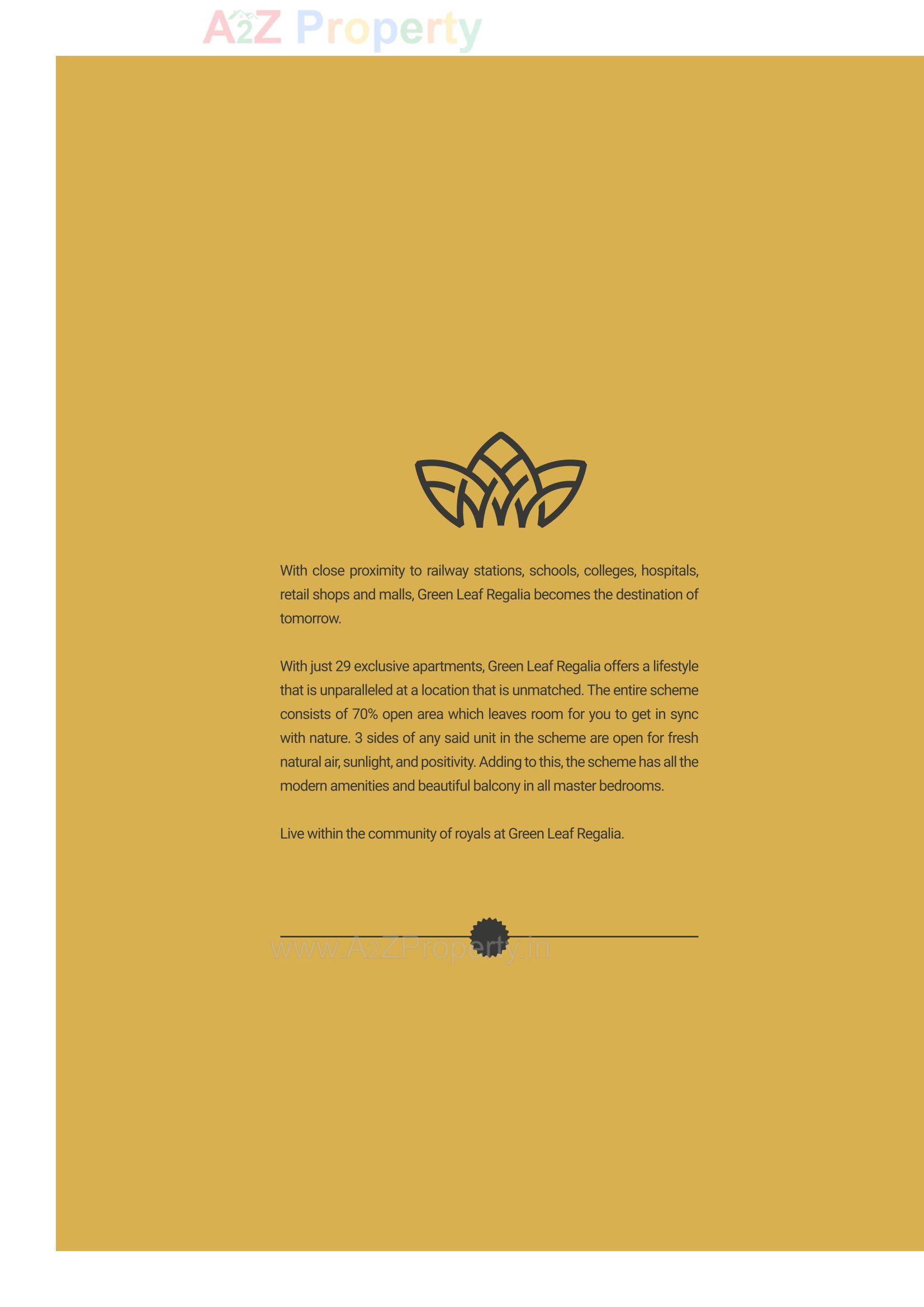  of real estate project Green Leaf Regalia located at Gotri, Vadodara, Gujarat