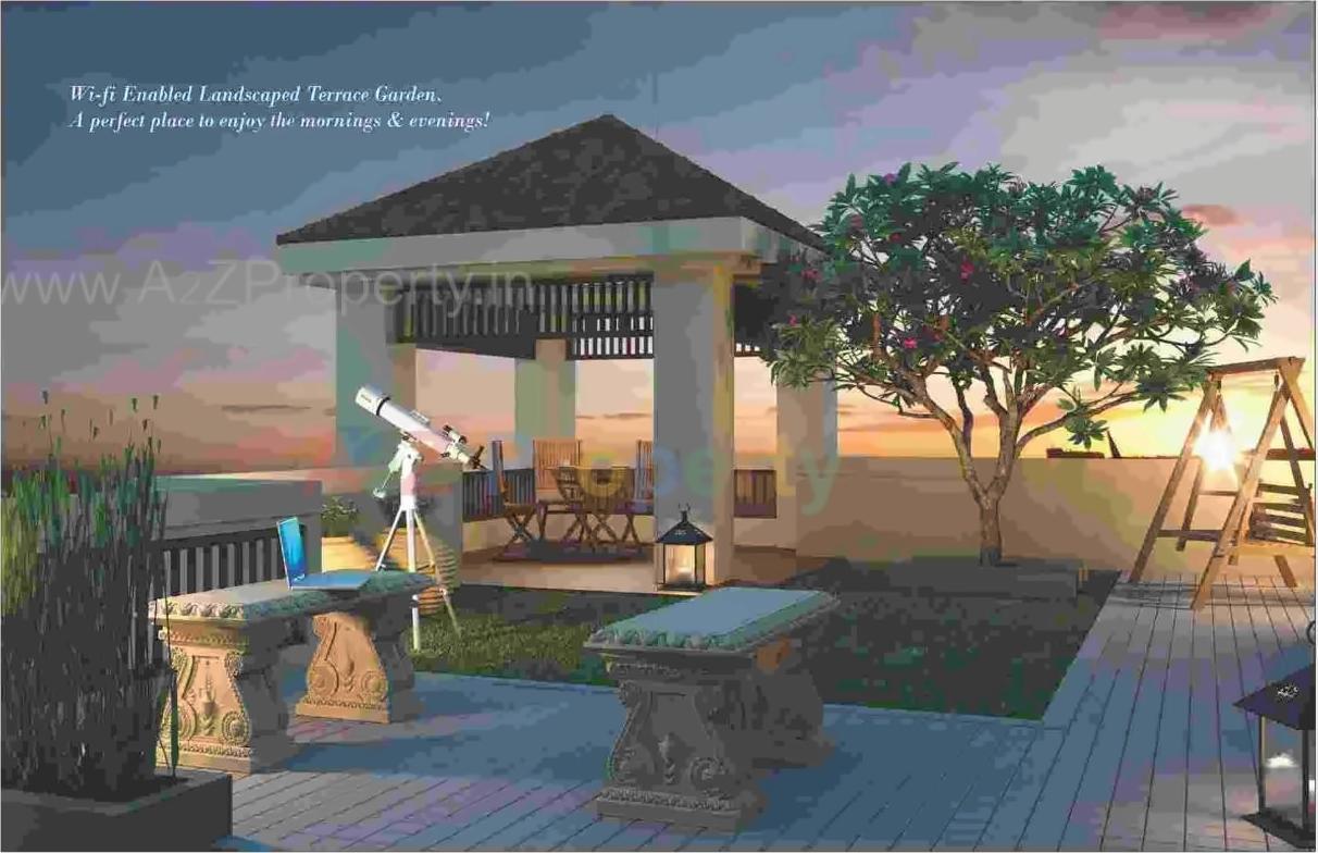 3D Elevation of real estate project Greenfields located at Bhayli, Vadodara, Gujarat