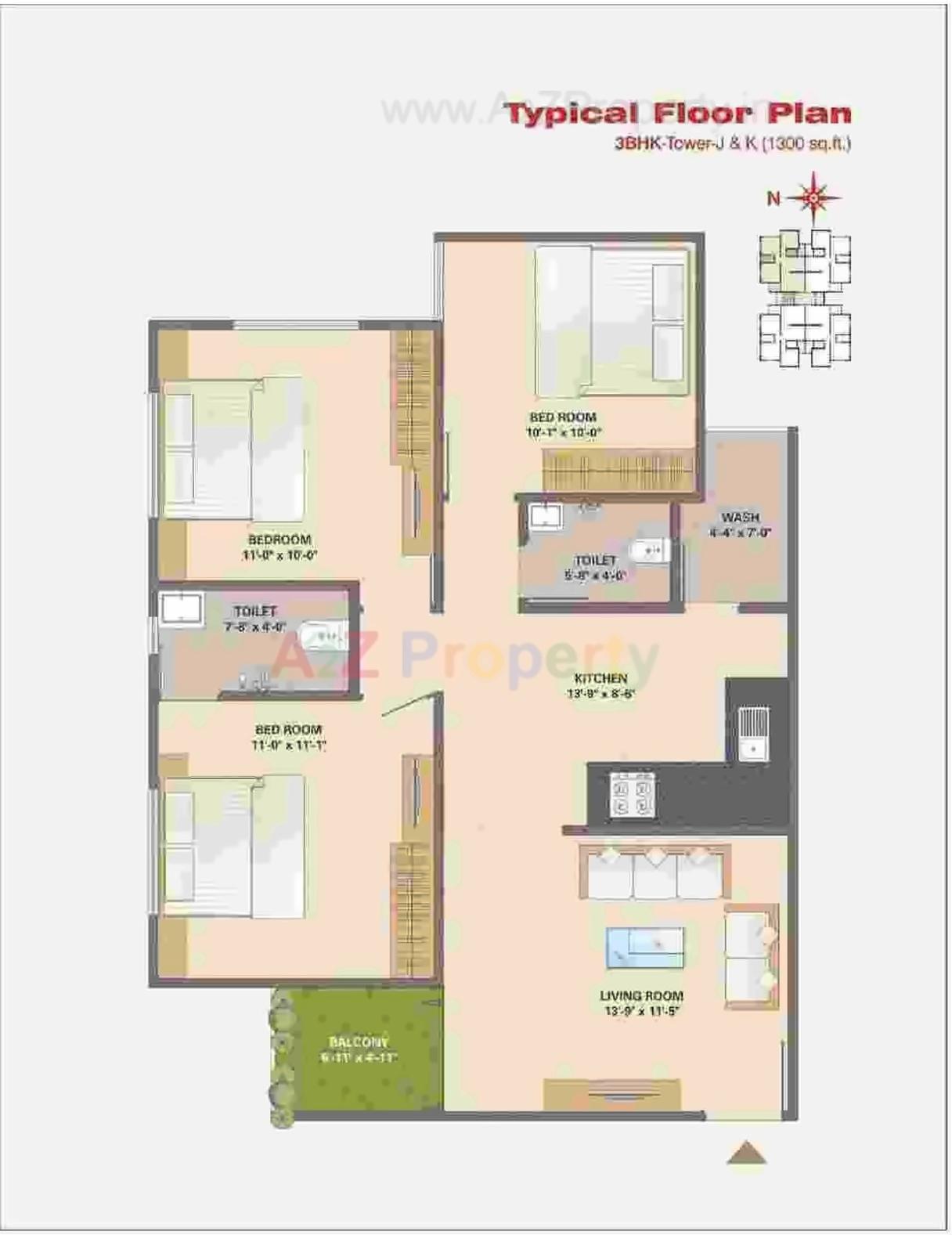 Layout of real estate project Greenfields located at Bhayli, Vadodara, Gujarat