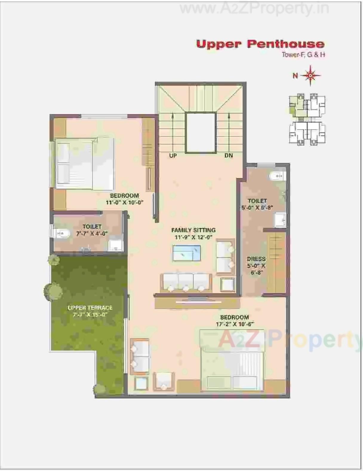 Layout of real estate project Greenfields located at Bhayli, Vadodara, Gujarat
