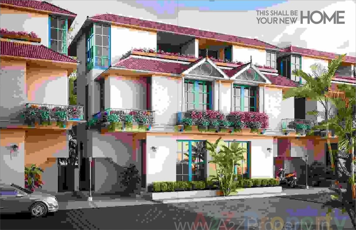 3D Elevation of real estate project Greenfields   4+ located at Bhayli, Vadodara, Gujarat