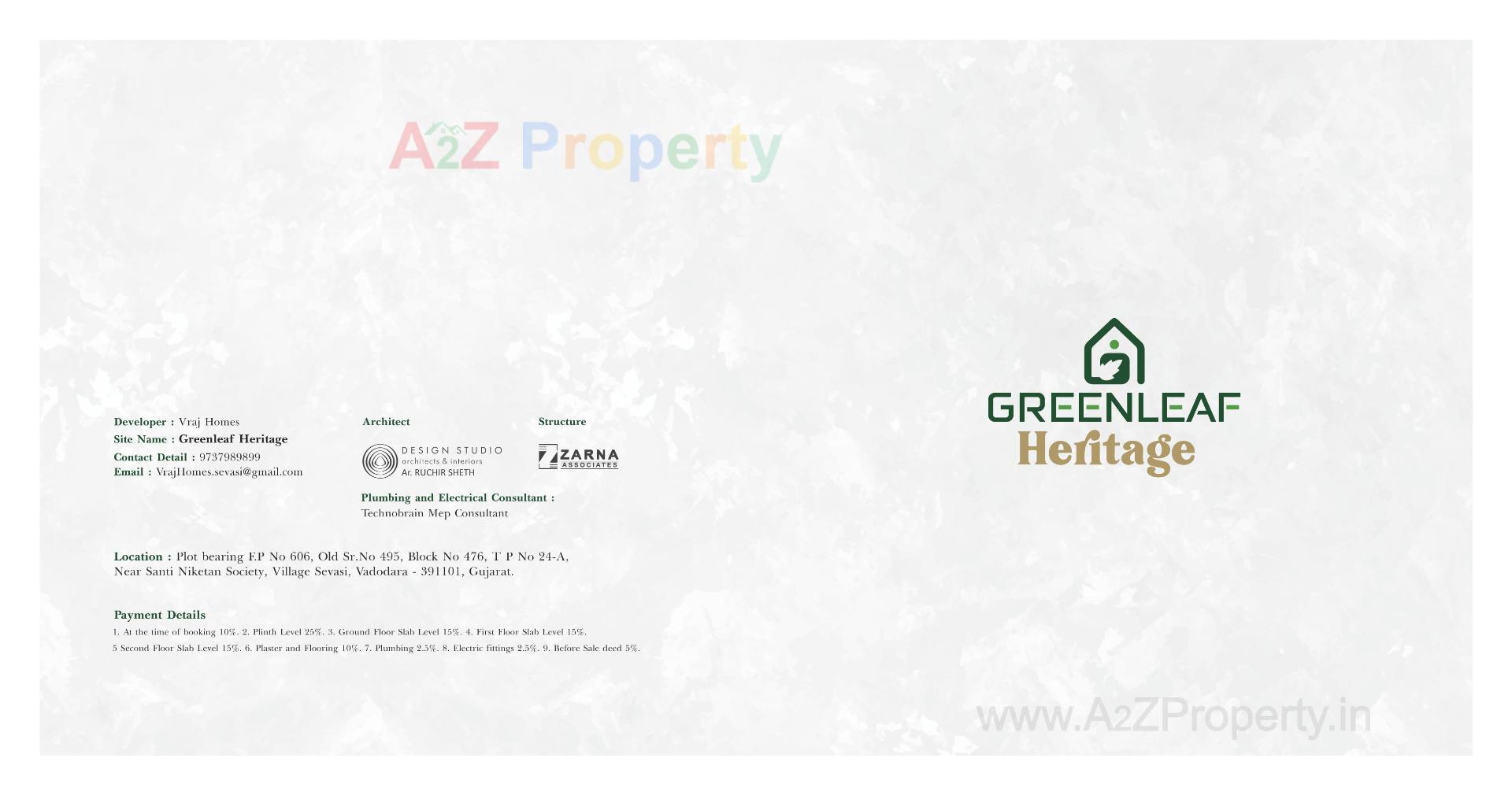  of real estate project Greenleaf Heritage located at Sevasi, Vadodara, Gujarat
